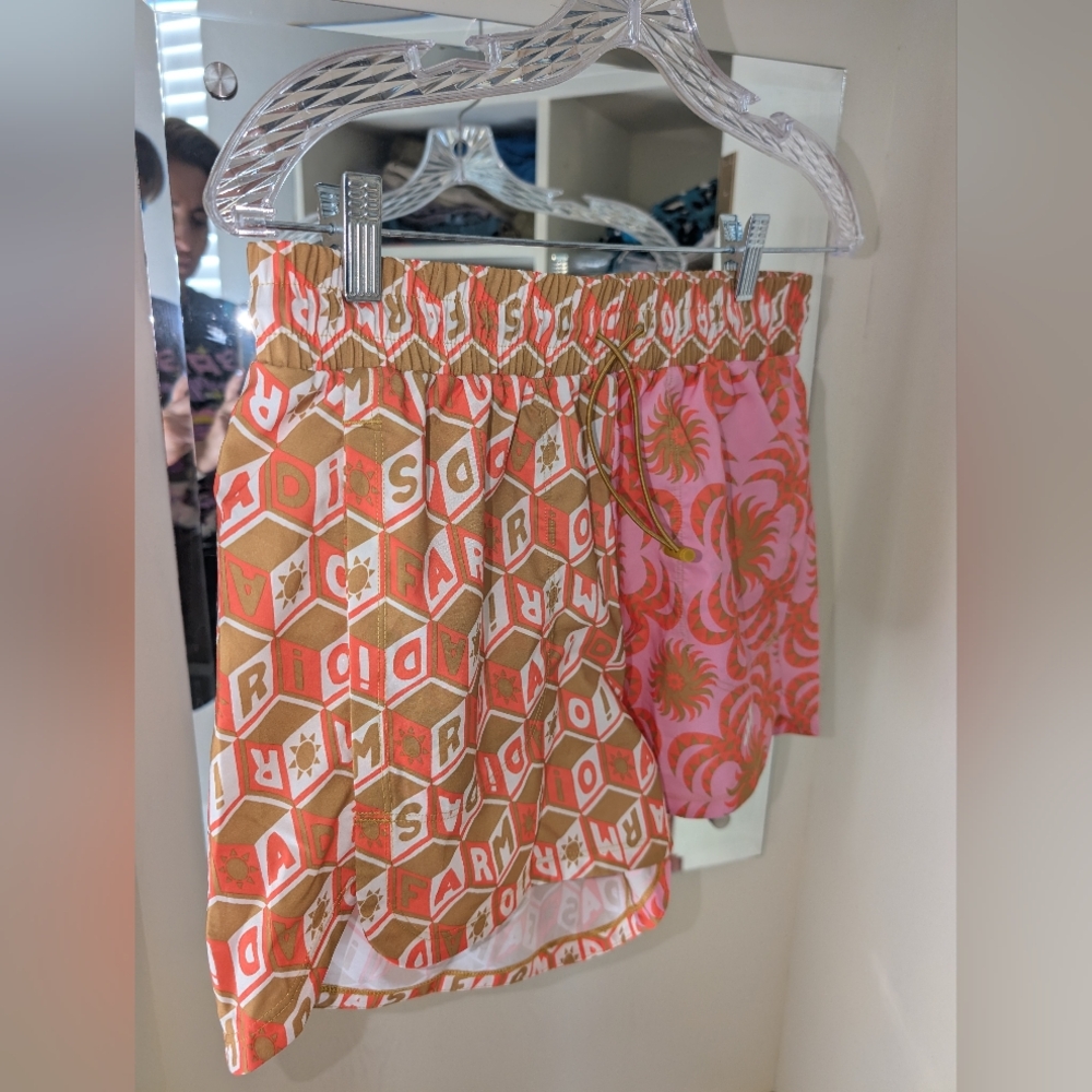 Farm Rio/ Adidas shorts